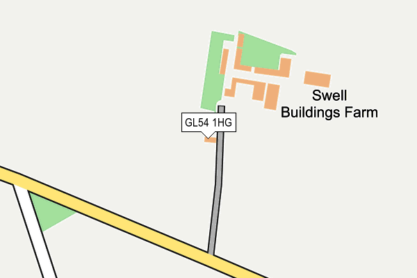 GL54 1HG map - OS OpenMap – Local (Ordnance Survey) GL54 1HG map - OS OpenMap – Local (Ordnance Survey)