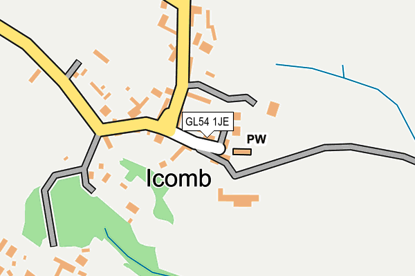 GL54 1JE map - OS OpenMap – Local (Ordnance Survey) GL54 1JE map - OS OpenMap – Local (Ordnance Survey)