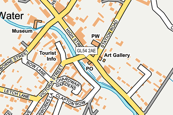 GL54 2AE map - OS OpenMap – Local (Ordnance Survey) GL54 2AE map - OS OpenMap – Local (Ordnance Survey)