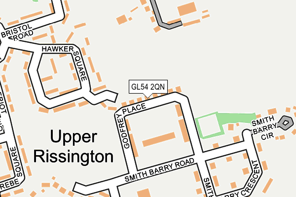 GL54 2QN map - OS OpenMap – Local (Ordnance Survey) GL54 2QN map - OS OpenMap – Local (Ordnance Survey)