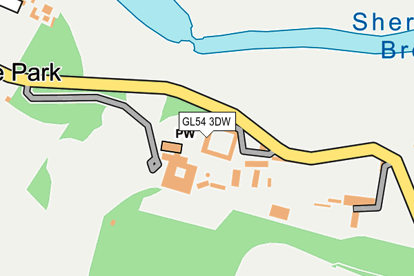 GL54 3DW map - OS OpenMap – Local (Ordnance Survey) GL54 3DW map - OS OpenMap – Local (Ordnance Survey)