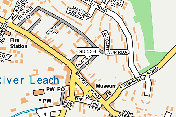 GL54 3EL map - OS OpenMap – Local (Ordnance Survey) GL54 3EL map - OS OpenMap – Local (Ordnance Survey)
