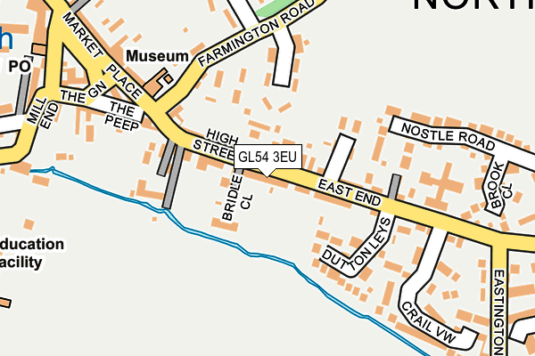 GL54 3EU map - OS OpenMap – Local (Ordnance Survey) GL54 3EU map - OS OpenMap – Local (Ordnance Survey)