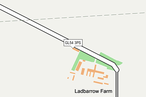 GL54 3PS map - OS OpenMap – Local (Ordnance Survey) GL54 3PS map - OS OpenMap – Local (Ordnance Survey)