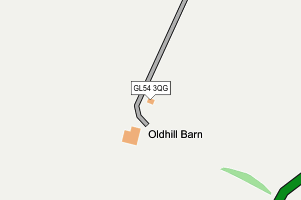 GL54 3QG map - OS OpenMap – Local (Ordnance Survey) GL54 3QG map - OS OpenMap – Local (Ordnance Survey)