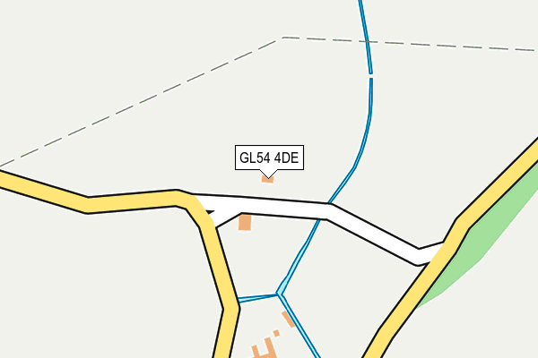 GL54 4DE map - OS OpenMap – Local (Ordnance Survey) GL54 4DE map - OS OpenMap – Local (Ordnance Survey)