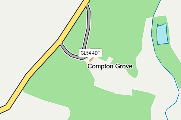 GL54 4DT map - OS OpenMap – Local (Ordnance Survey) GL54 4DT map - OS OpenMap – Local (Ordnance Survey)