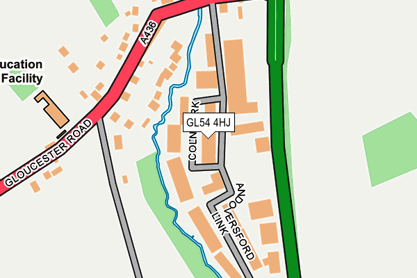 GL54 4HJ map - OS OpenMap – Local (Ordnance Survey) GL54 4HJ map - OS OpenMap – Local (Ordnance Survey)