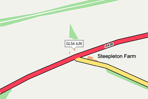 GL54 4JN map - OS OpenMap – Local (Ordnance Survey) GL54 4JN map - OS OpenMap – Local (Ordnance Survey)