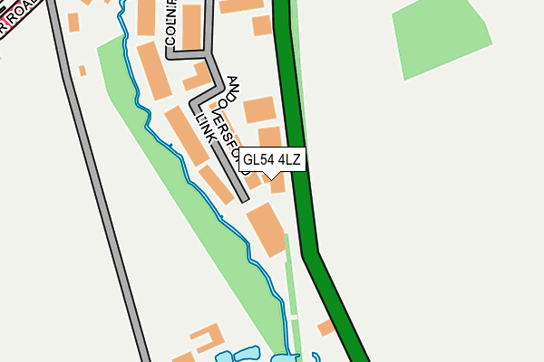 GL54 4LZ map - OS OpenMap – Local (Ordnance Survey) GL54 4LZ map - OS OpenMap – Local (Ordnance Survey)