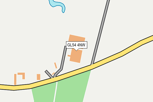 GL54 4NW map - OS OpenMap – Local (Ordnance Survey) GL54 4NW map - OS OpenMap – Local (Ordnance Survey)