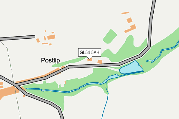 GL54 5AH map - OS OpenMap – Local (Ordnance Survey) GL54 5AH map - OS OpenMap – Local (Ordnance Survey)