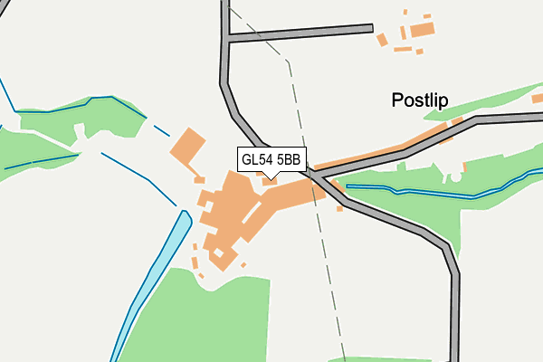 GL54 5BB map - OS OpenMap – Local (Ordnance Survey) GL54 5BB map - OS OpenMap – Local (Ordnance Survey)
