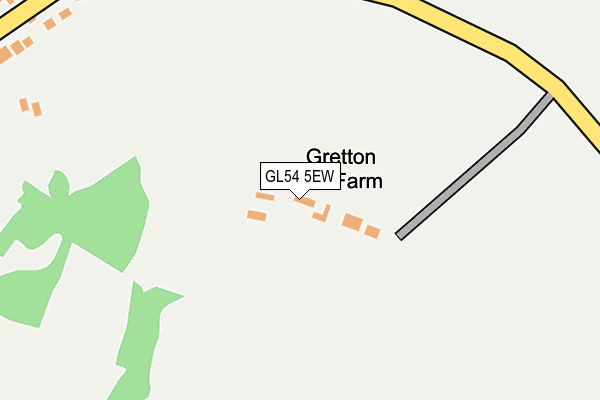 GL54 5EW map - OS OpenMap – Local (Ordnance Survey) GL54 5EW map - OS OpenMap – Local (Ordnance Survey)