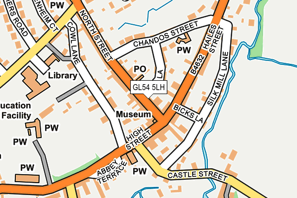 GL54 5LH map - OS OpenMap – Local (Ordnance Survey) GL54 5LH map - OS OpenMap – Local (Ordnance Survey)