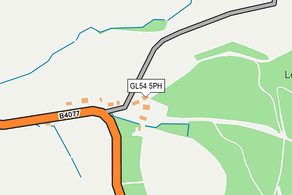 GL54 5PH map - OS OpenMap – Local (Ordnance Survey) GL54 5PH map - OS OpenMap – Local (Ordnance Survey)