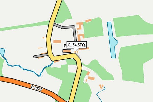 GL54 5PQ map - OS OpenMap – Local (Ordnance Survey) GL54 5PQ map - OS OpenMap – Local (Ordnance Survey)