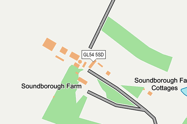 GL54 5SD map - OS OpenMap – Local (Ordnance Survey) GL54 5SD map - OS OpenMap – Local (Ordnance Survey)