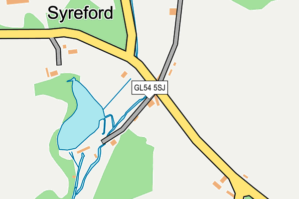 GL54 5SJ map - OS OpenMap – Local (Ordnance Survey) GL54 5SJ map - OS OpenMap – Local (Ordnance Survey)