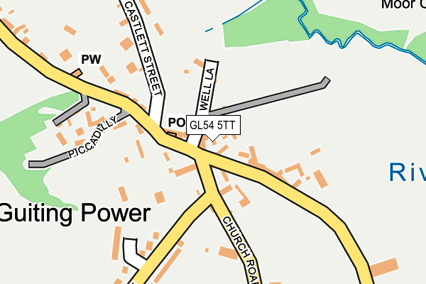 GL54 5TT map - OS OpenMap – Local (Ordnance Survey) GL54 5TT map - OS OpenMap – Local (Ordnance Survey)