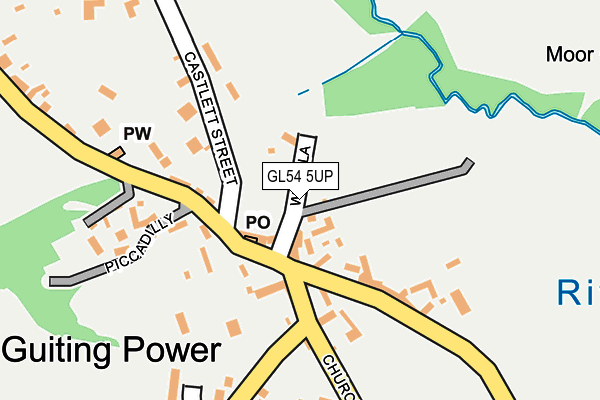 GL54 5UP map - OS OpenMap – Local (Ordnance Survey) GL54 5UP map - OS OpenMap – Local (Ordnance Survey)