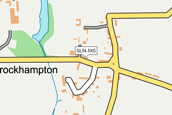 GL54 5XG map - OS OpenMap – Local (Ordnance Survey) GL54 5XG map - OS OpenMap – Local (Ordnance Survey)