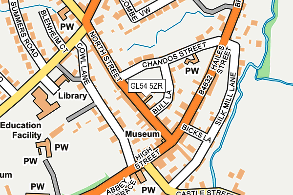 GL54 5ZR map - OS OpenMap – Local (Ordnance Survey) GL54 5ZR map - OS OpenMap – Local (Ordnance Survey)