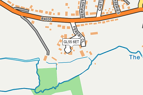 GL55 6ET map - OS OpenMap – Local (Ordnance Survey) GL55 6ET map - OS OpenMap – Local (Ordnance Survey)