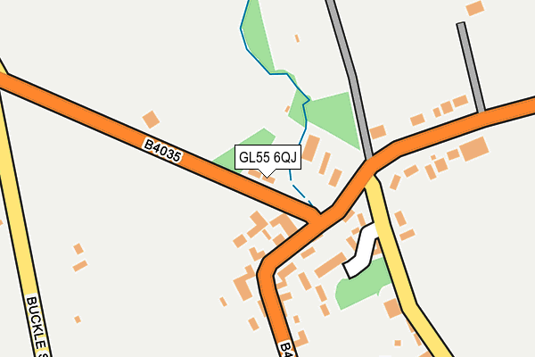 GL55 6QJ map - OS OpenMap – Local (Ordnance Survey) GL55 6QJ map - OS OpenMap – Local (Ordnance Survey)