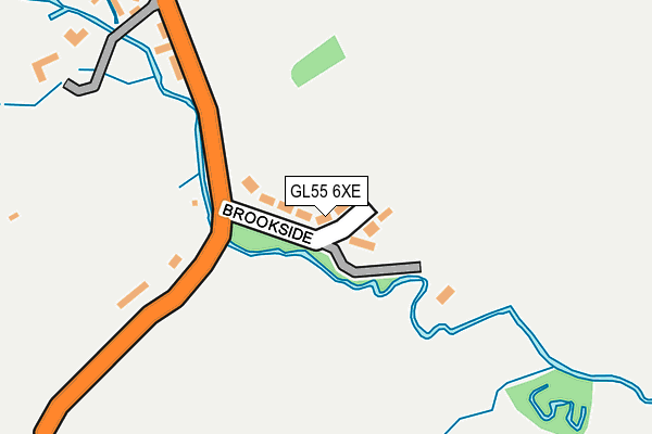 GL55 6XE map - OS OpenMap – Local (Ordnance Survey) GL55 6XE map - OS OpenMap – Local (Ordnance Survey)