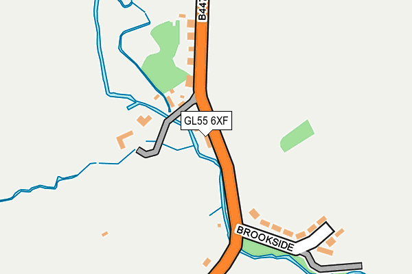 GL55 6XF map - OS OpenMap – Local (Ordnance Survey) GL55 6XF map - OS OpenMap – Local (Ordnance Survey)