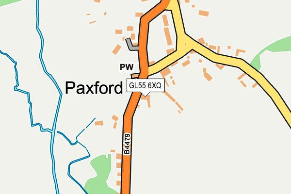 GL55 6XQ map - OS OpenMap – Local (Ordnance Survey) GL55 6XQ map - OS OpenMap – Local (Ordnance Survey)