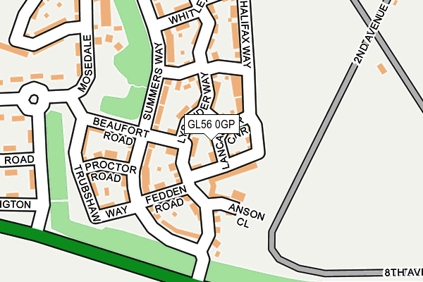 GL56 0GP map - OS OpenMap – Local (Ordnance Survey) GL56 0GP map - OS OpenMap – Local (Ordnance Survey)