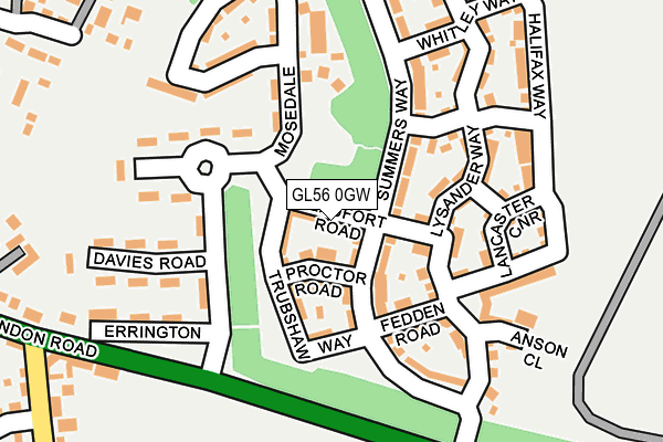 GL56 0GW map - OS OpenMap – Local (Ordnance Survey) GL56 0GW map - OS OpenMap – Local (Ordnance Survey)