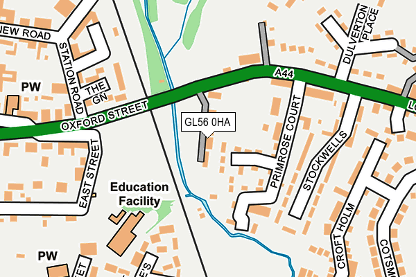 GL56 0HA map - OS OpenMap – Local (Ordnance Survey) GL56 0HA map - OS OpenMap – Local (Ordnance Survey)