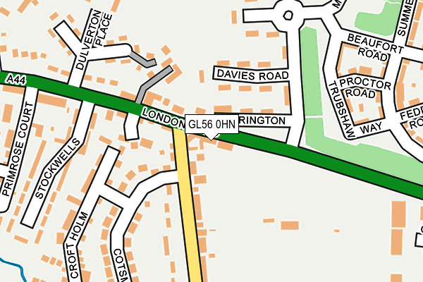 GL56 0HN map - OS OpenMap – Local (Ordnance Survey) GL56 0HN map - OS OpenMap – Local (Ordnance Survey)