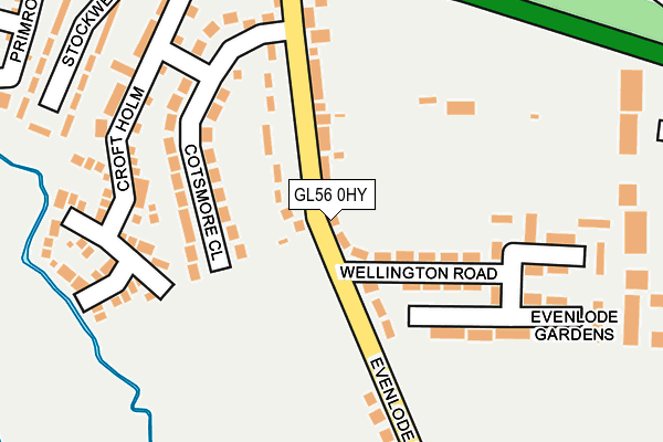GL56 0HY map - OS OpenMap – Local (Ordnance Survey) GL56 0HY map - OS OpenMap – Local (Ordnance Survey)