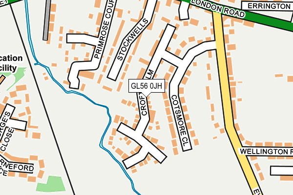 GL56 0JH map - OS OpenMap – Local (Ordnance Survey)