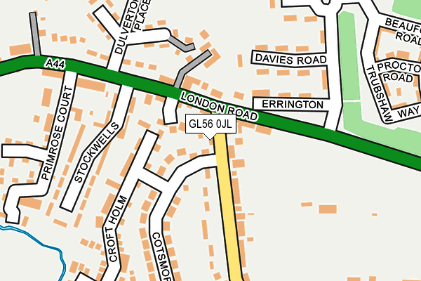 GL56 0JL map - OS OpenMap – Local (Ordnance Survey) GL56 0JL map - OS OpenMap – Local (Ordnance Survey)