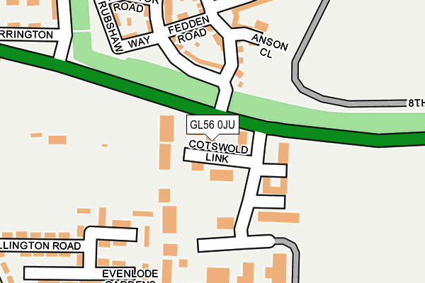 GL56 0JU map - OS OpenMap – Local (Ordnance Survey) GL56 0JU map - OS OpenMap – Local (Ordnance Survey)