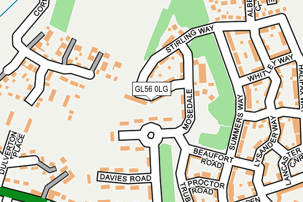 GL56 0LG map - OS OpenMap – Local (Ordnance Survey) GL56 0LG map - OS OpenMap – Local (Ordnance Survey)