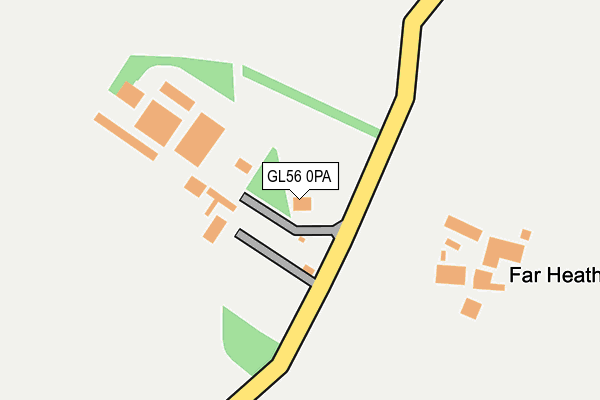 GL56 0PA map - OS OpenMap – Local (Ordnance Survey) GL56 0PA map - OS OpenMap – Local (Ordnance Survey)