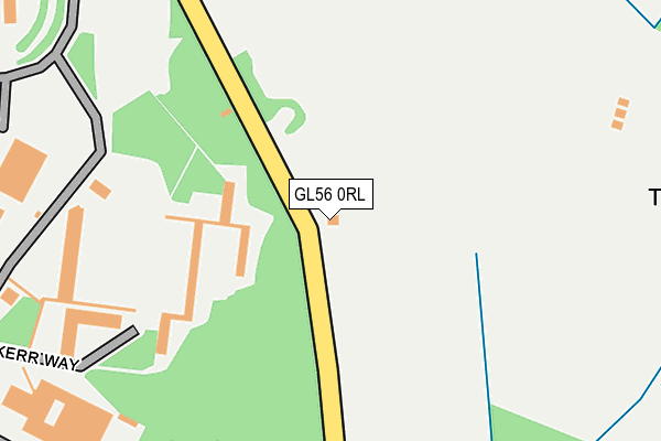 GL56 0RL map - OS OpenMap – Local (Ordnance Survey) GL56 0RL map - OS OpenMap – Local (Ordnance Survey)