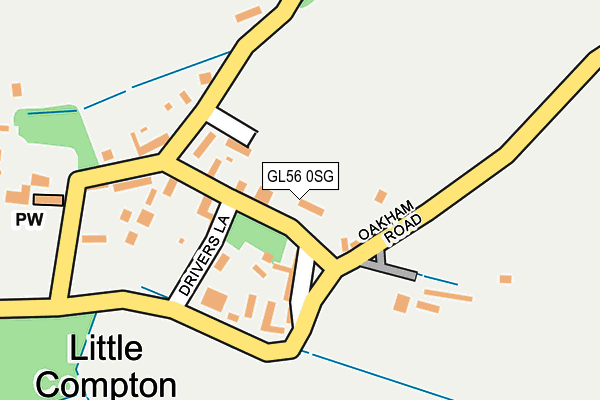 GL56 0SG map - OS OpenMap – Local (Ordnance Survey) GL56 0SG map - OS OpenMap – Local (Ordnance Survey)