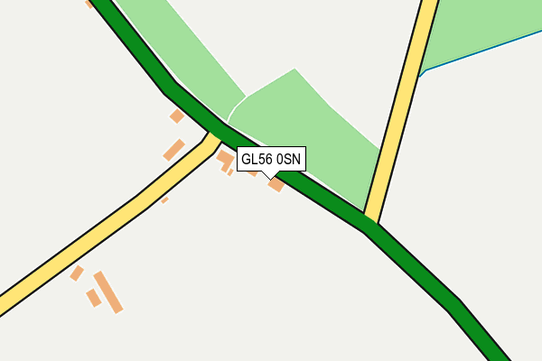 GL56 0SN map - OS OpenMap – Local (Ordnance Survey) GL56 0SN map - OS OpenMap – Local (Ordnance Survey)