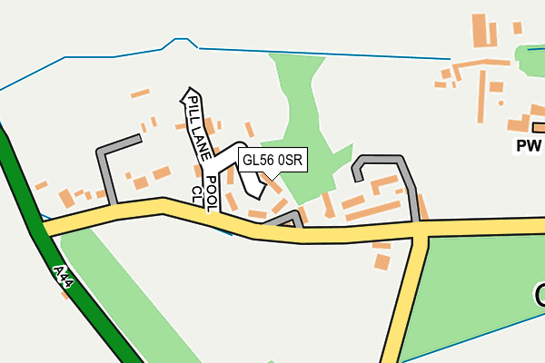 GL56 0SR map - OS OpenMap – Local (Ordnance Survey) GL56 0SR map - OS OpenMap – Local (Ordnance Survey)