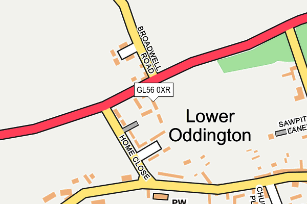 GL56 0XR map - OS OpenMap – Local (Ordnance Survey) GL56 0XR map - OS OpenMap – Local (Ordnance Survey)