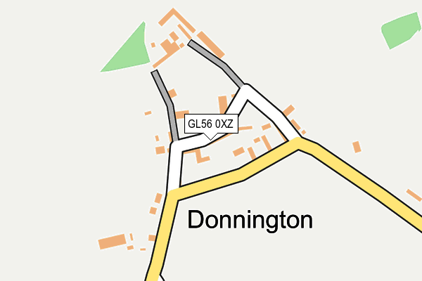 GL56 0XZ map - OS OpenMap – Local (Ordnance Survey) GL56 0XZ map - OS OpenMap – Local (Ordnance Survey)