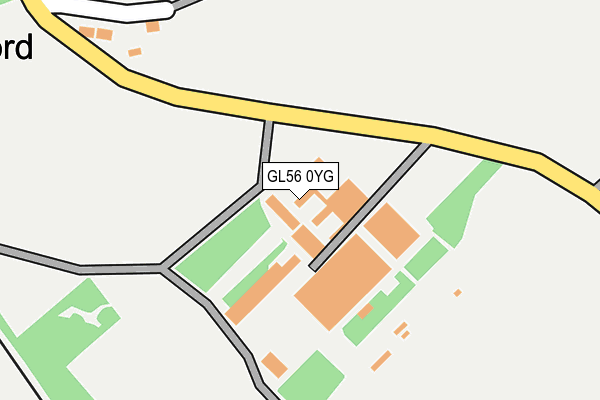 GL56 0YG map - OS OpenMap – Local (Ordnance Survey) GL56 0YG map - OS OpenMap – Local (Ordnance Survey)