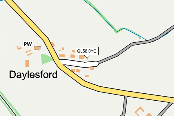 GL56 0YQ map - OS OpenMap – Local (Ordnance Survey) GL56 0YQ map - OS OpenMap – Local (Ordnance Survey)